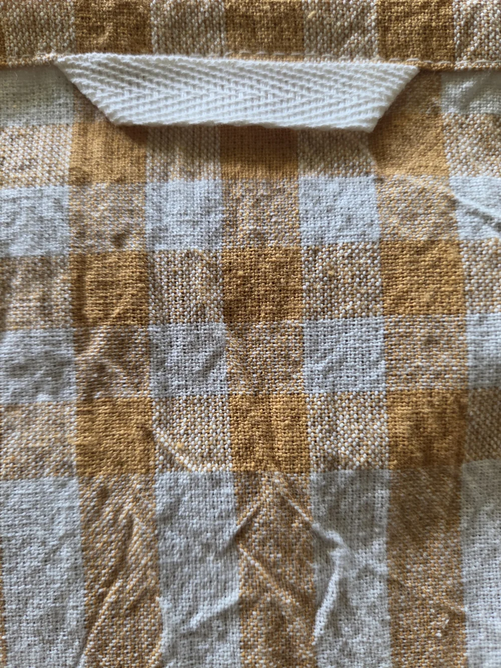 Set of 2 Threshold Gingham Kitchen Towels and 1 Embroidered Napkin, Like New